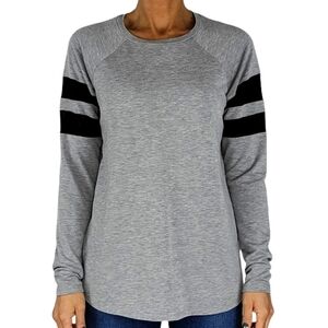 Guess Long Sleeve Top Size Small Grey